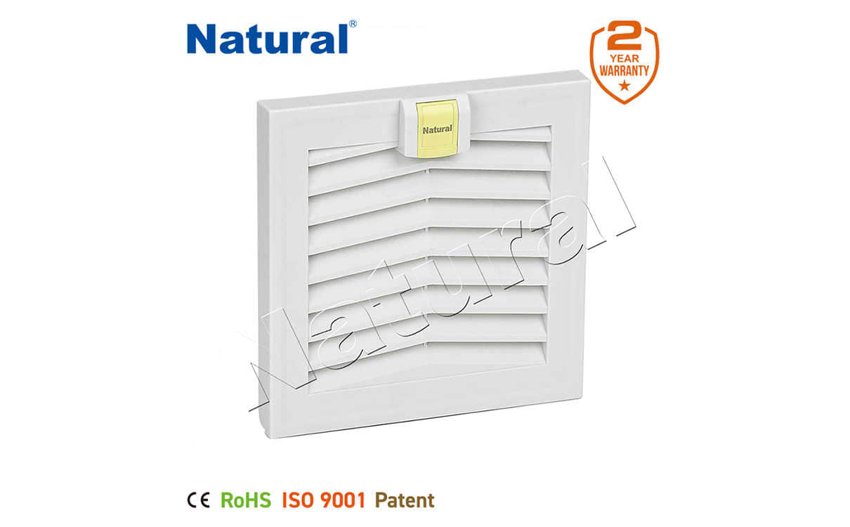 Filtro de ar com ventilador